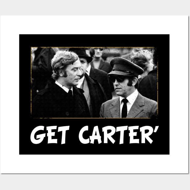 Vintage Gangster Vibes Carter Graphic Tee Wall Art by TheBlingGroupArt